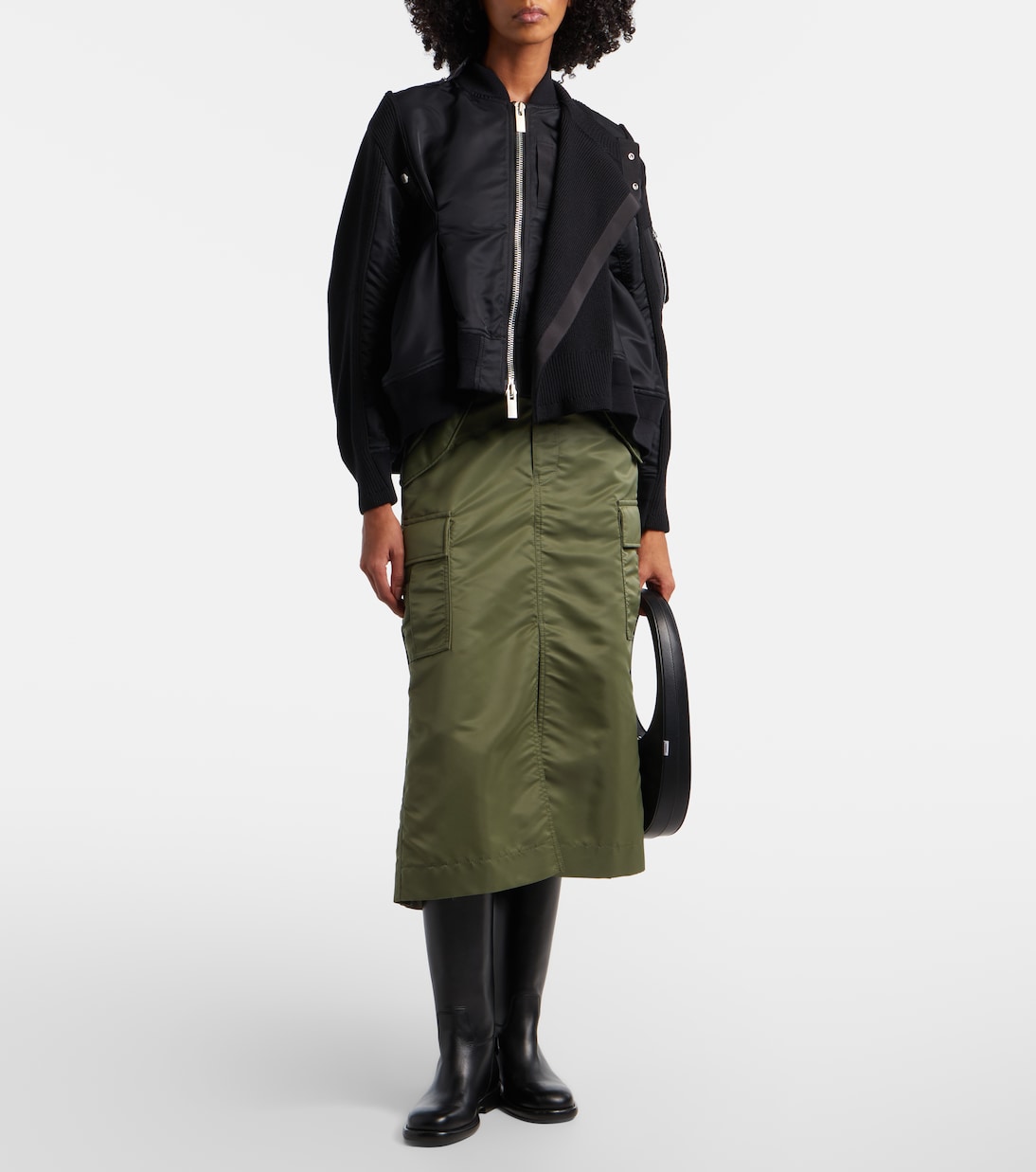 Paneled blouson jacket | Sacai