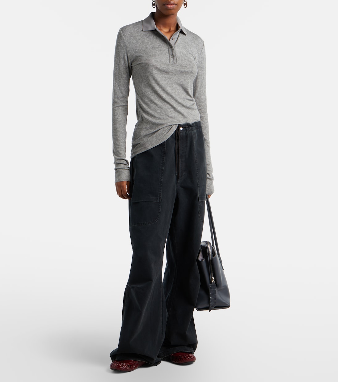 Knitted polo sweater | Entire Studios