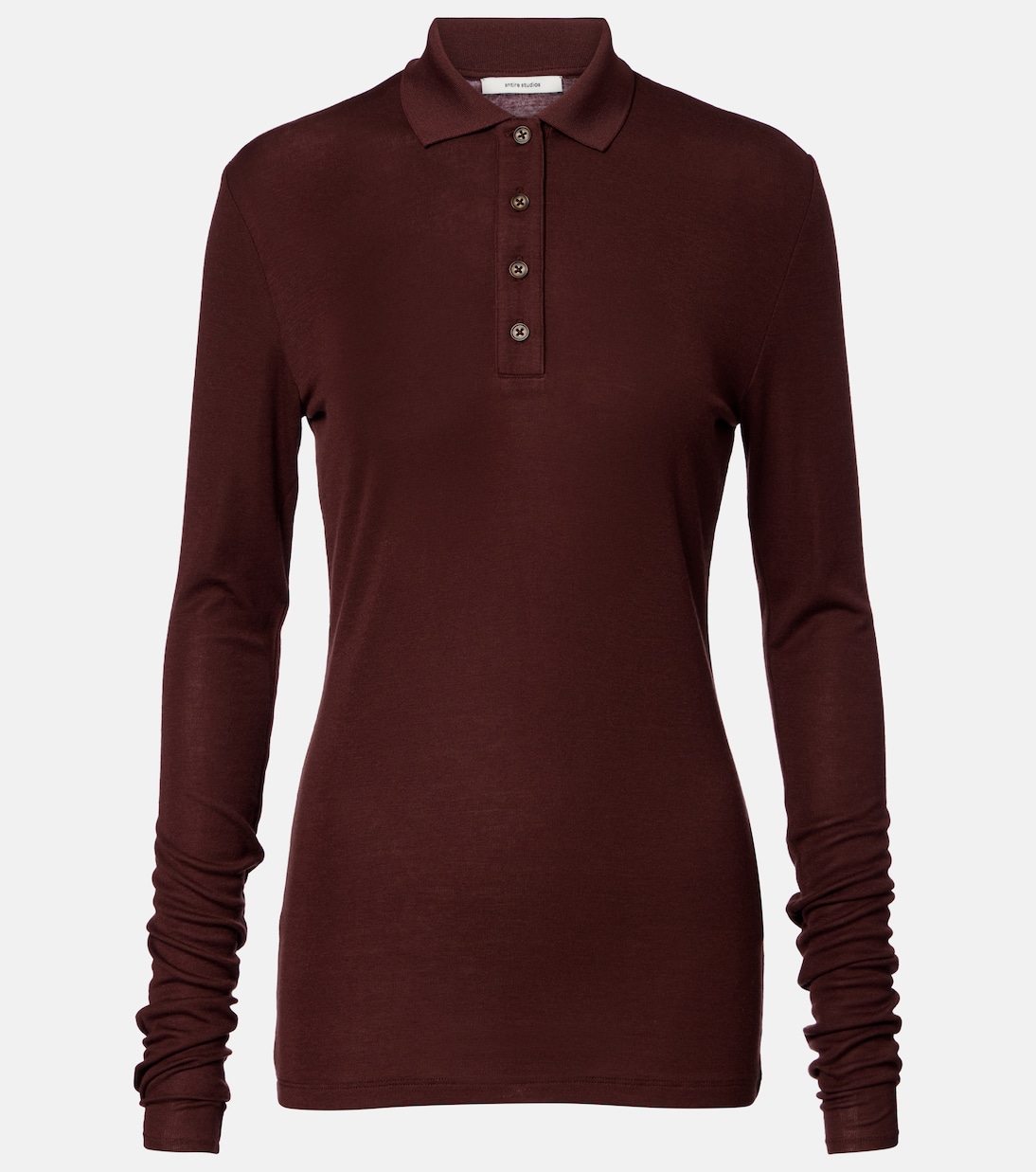 Knitted polo sweater | Entire Studios