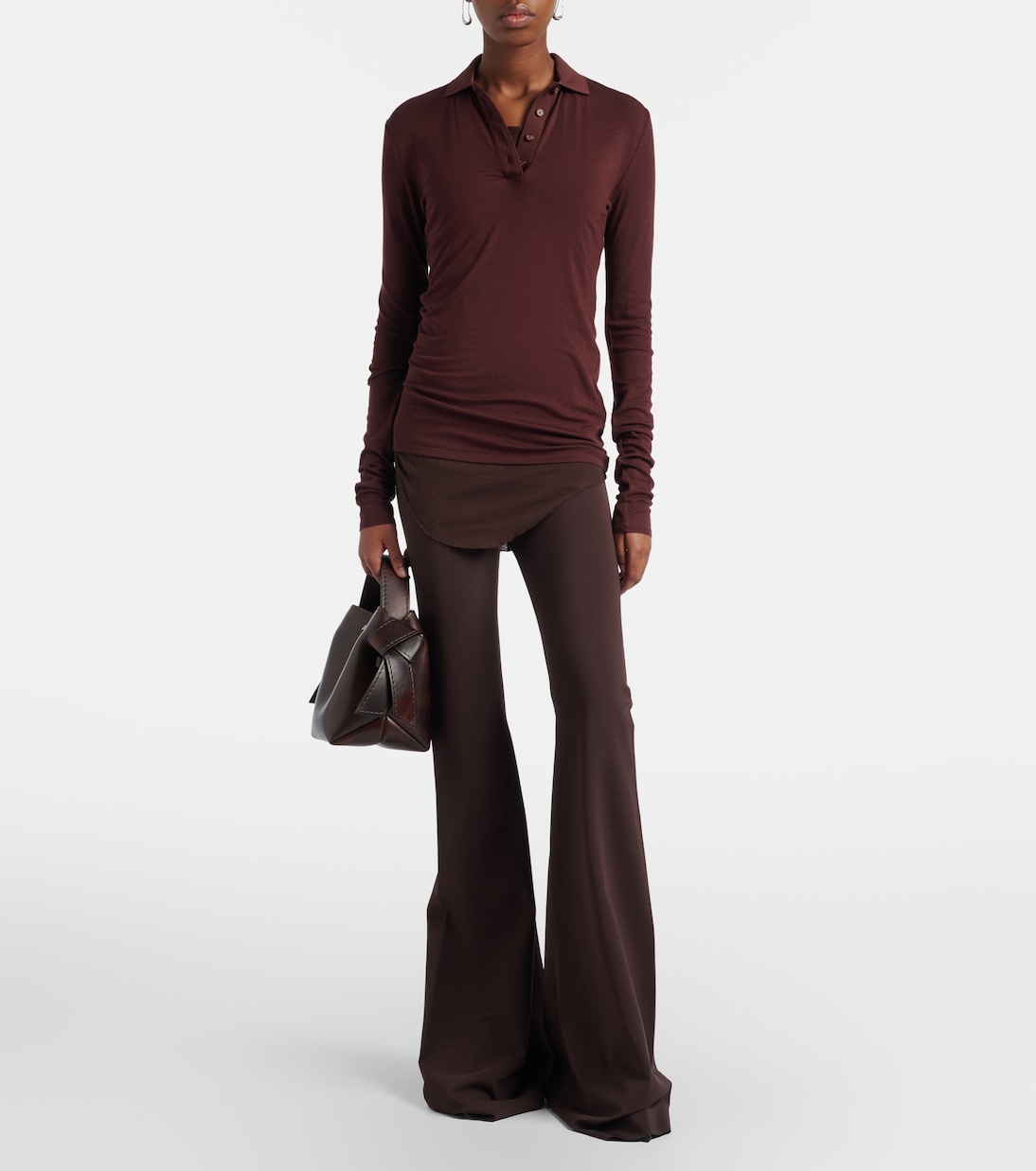 Knitted polo sweater | Entire Studios