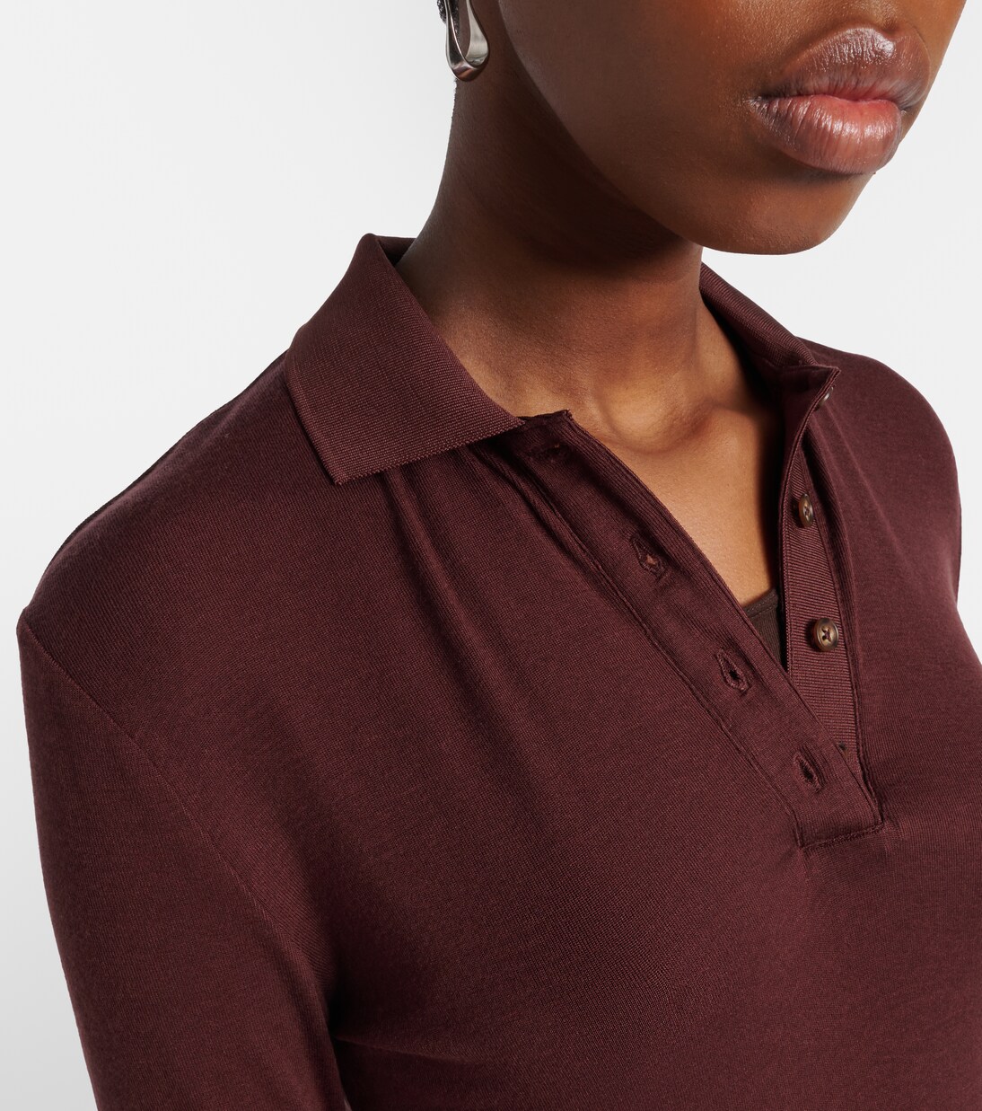 Knitted polo sweater | Entire Studios