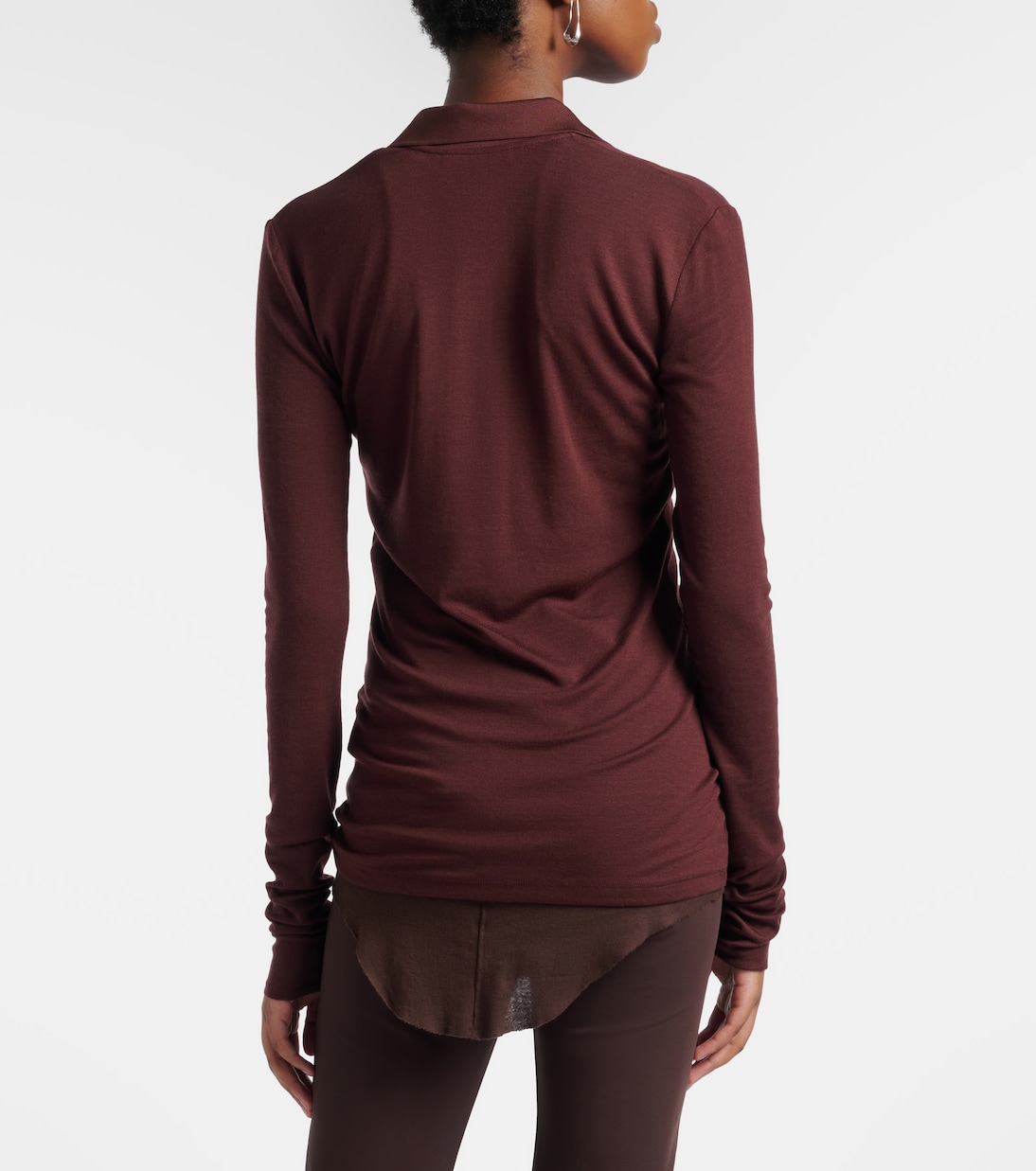 Knitted polo sweater | Entire Studios