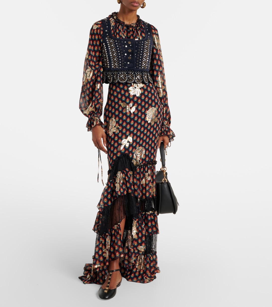 Studded suede vest | Etro