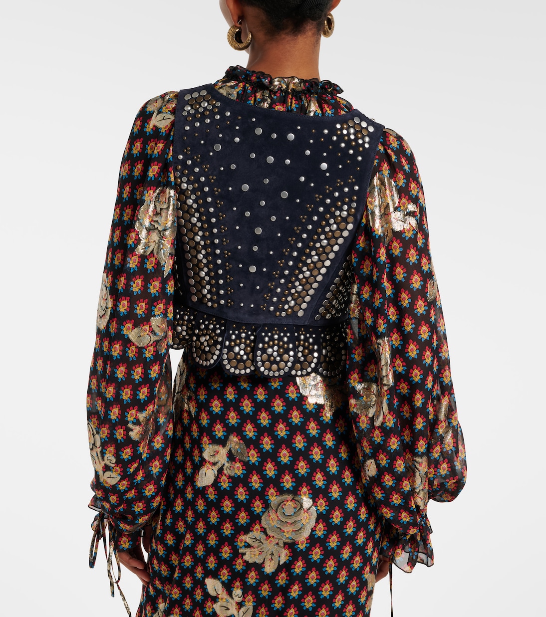 Studded suede vest | Etro