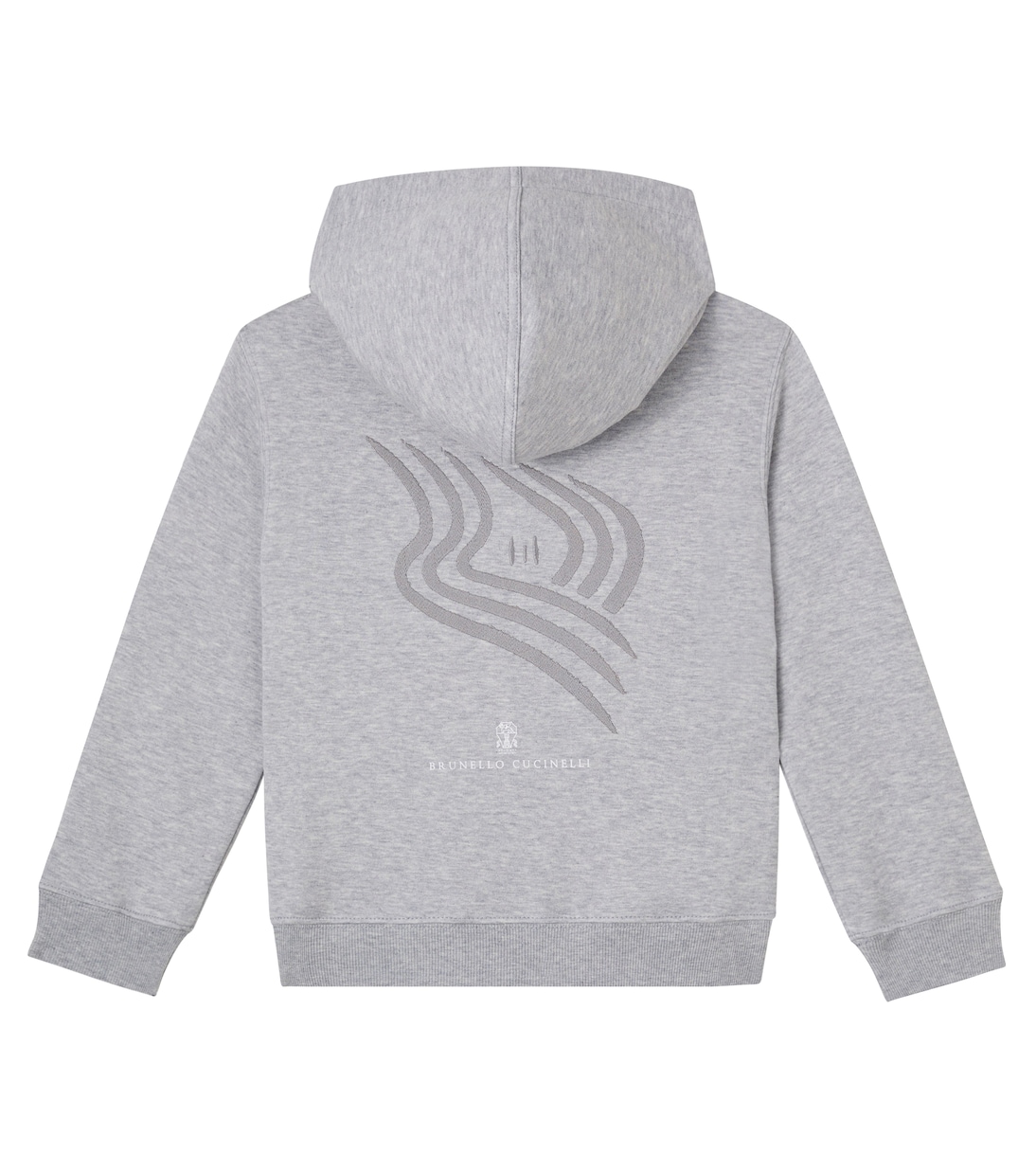 Cotton-blend terry hoodie | Brunello Cucinelli Kids