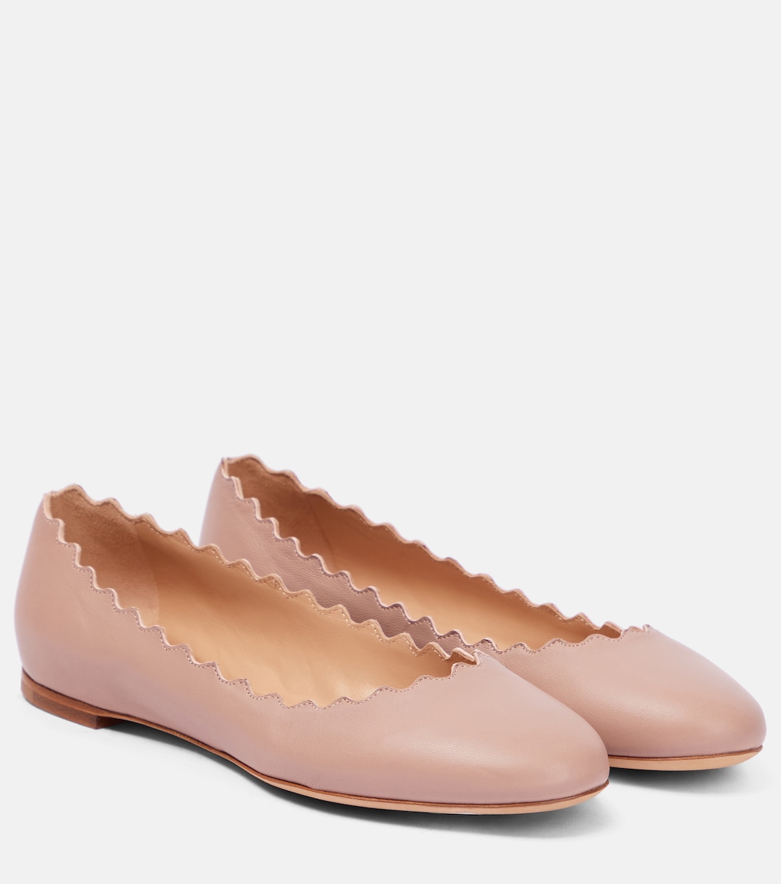 Lauren leather ballet flats | Chloé