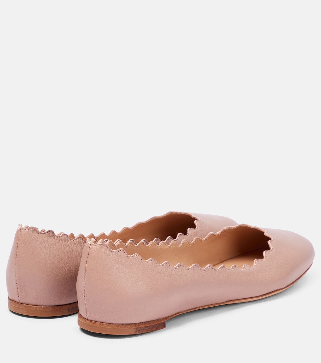 Lauren leather ballet flats | Chloé