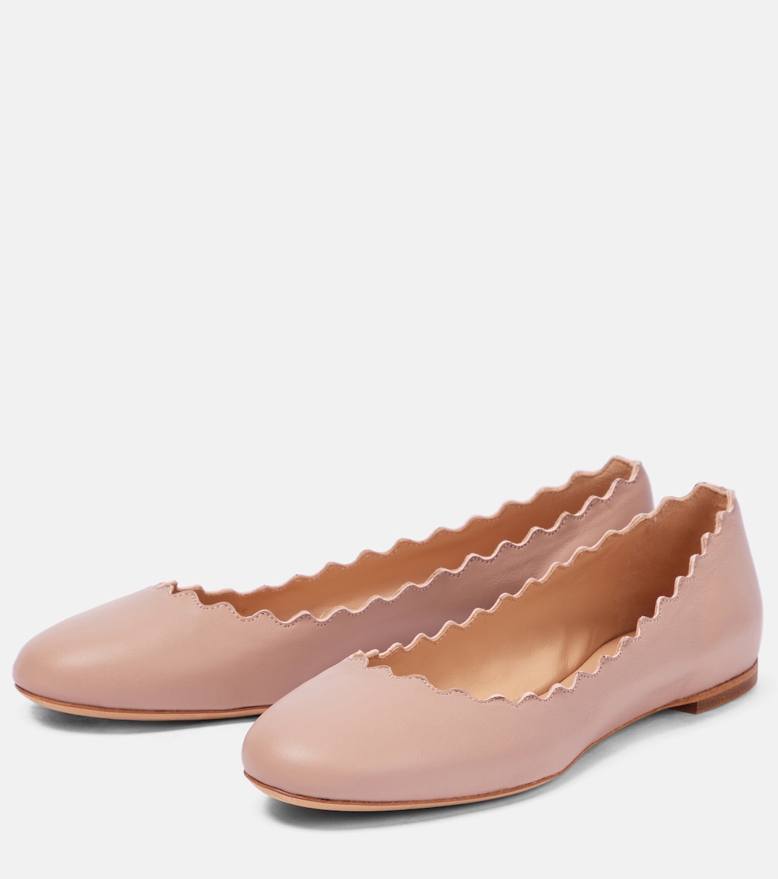 Lauren leather ballet flats | Chloé