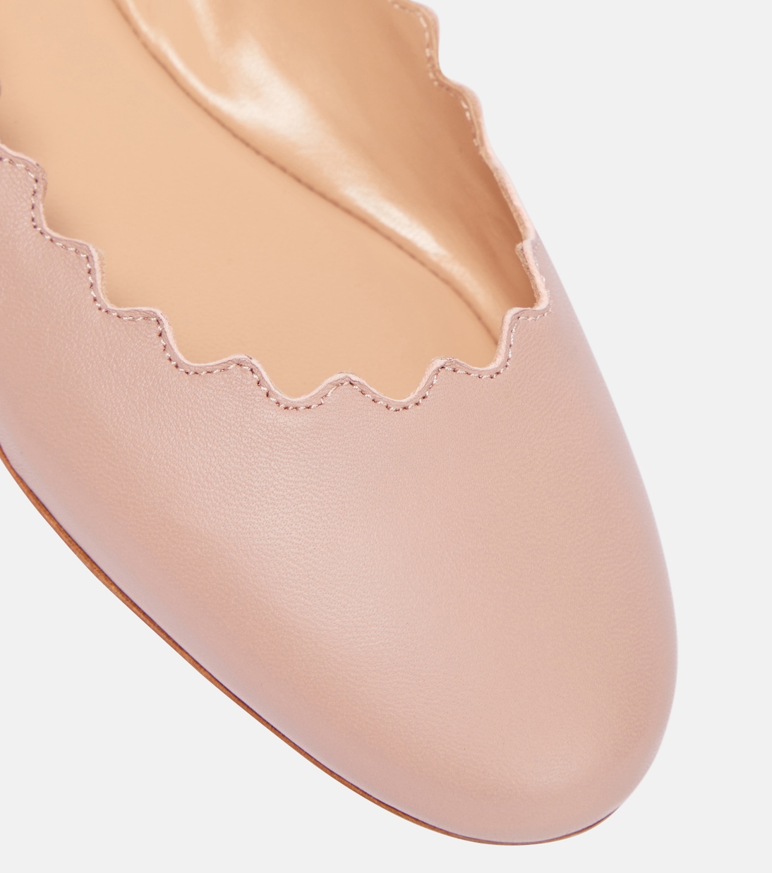 Lauren leather ballet flats | Chloé
