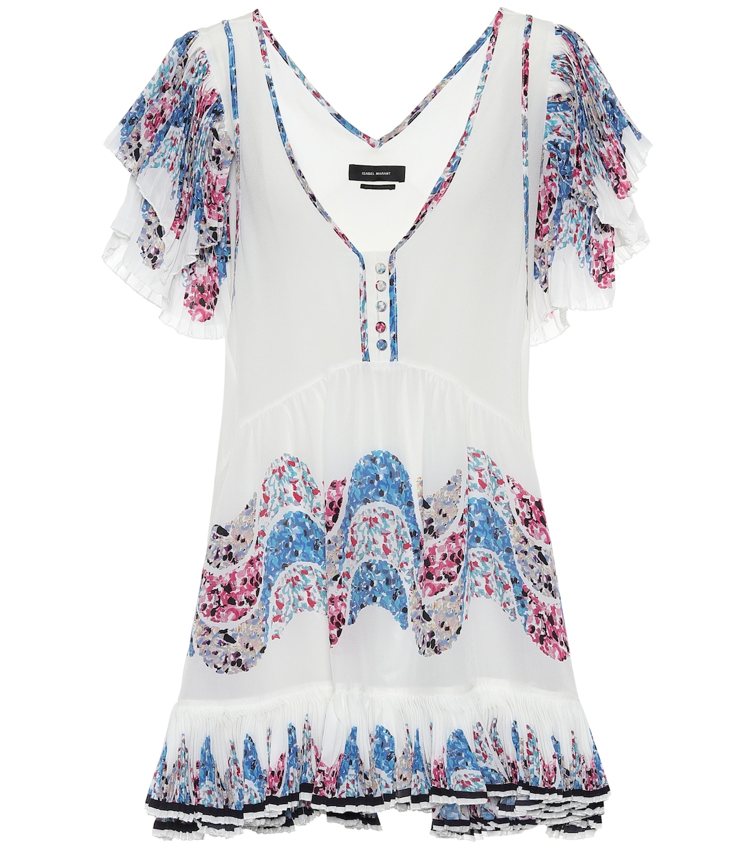Nubia printed silk minidress | Isabel Marant