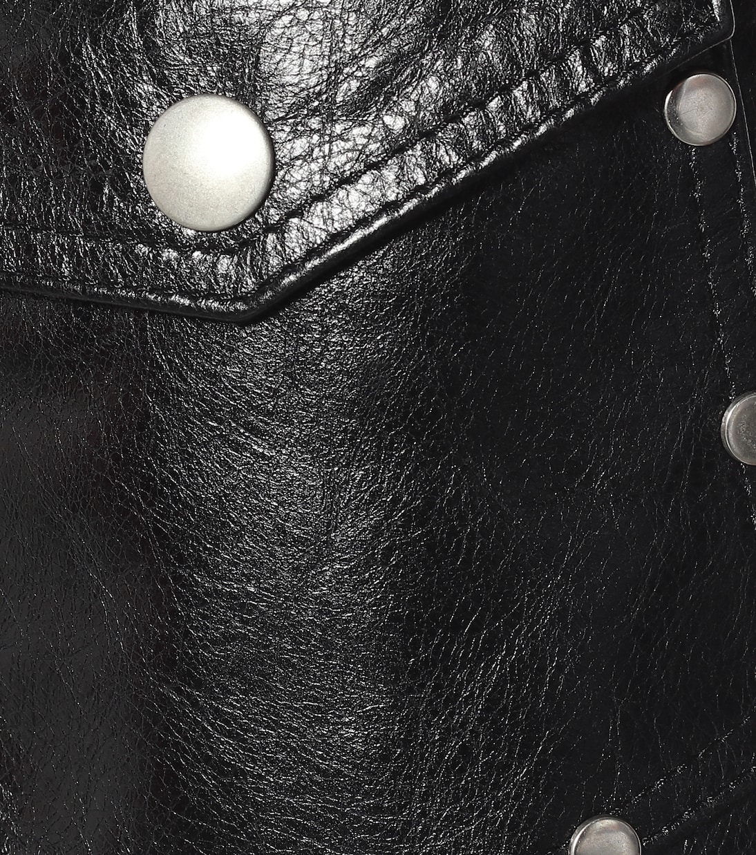 Studded slim leather pants | Dries Van Noten