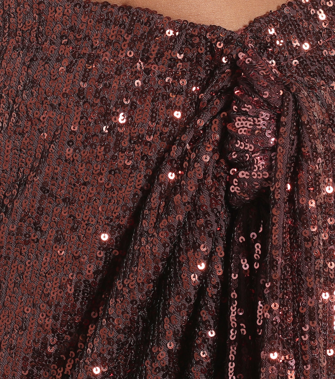 Falda larga con lentejuelas | Balmain