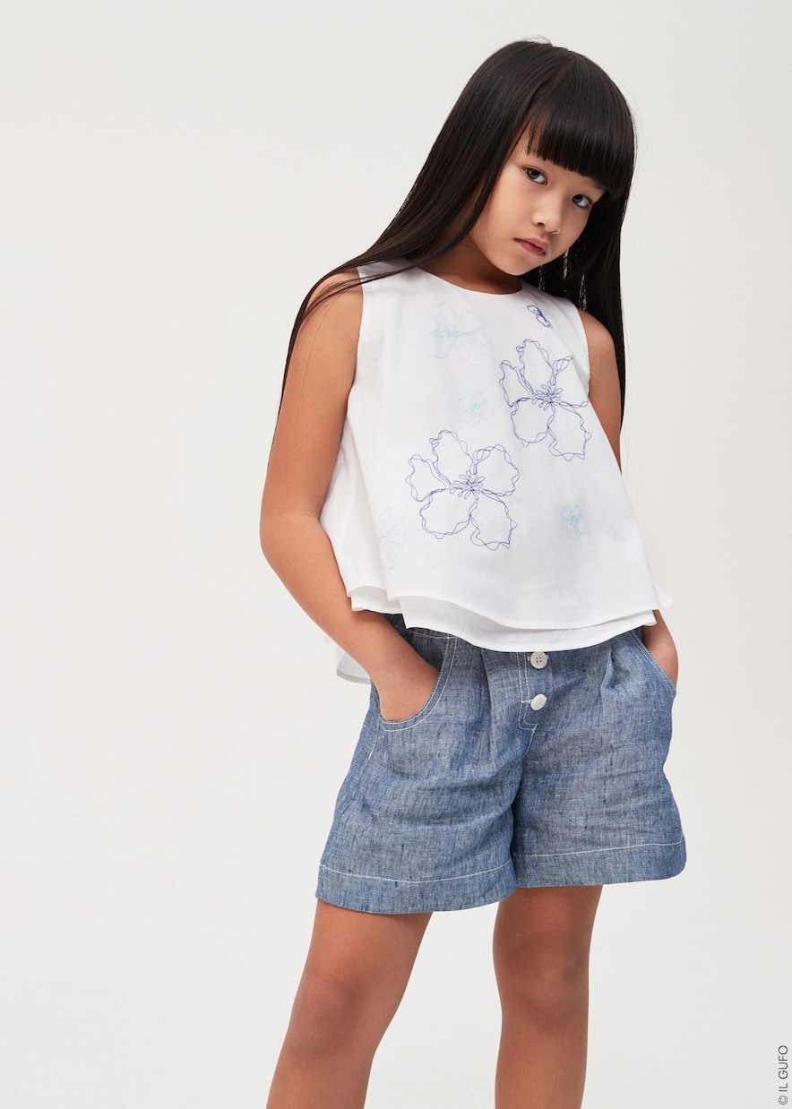Shorts de lino | Il Gufo