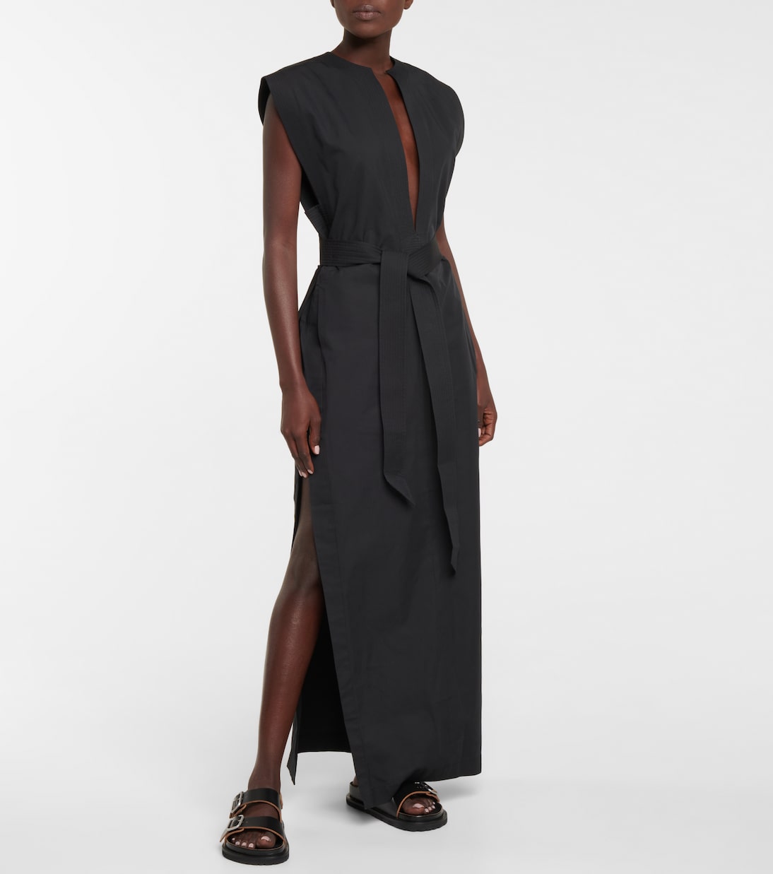 Maxikleid aus Baumwolle und Seide | Wardrobe.NYC