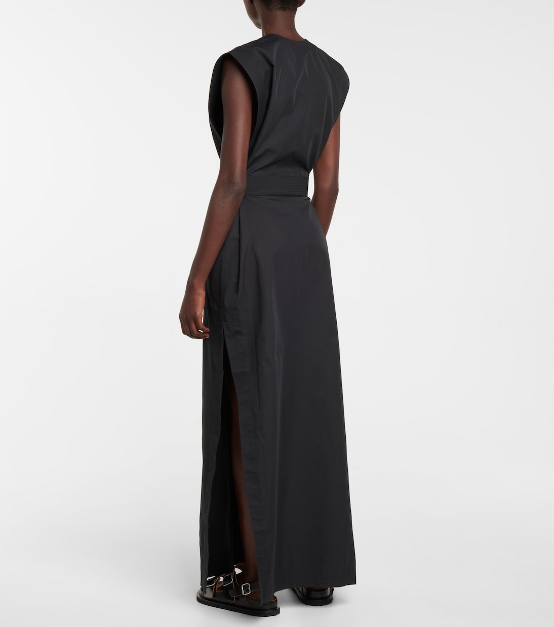 Maxikleid aus Baumwolle und Seide | Wardrobe.NYC