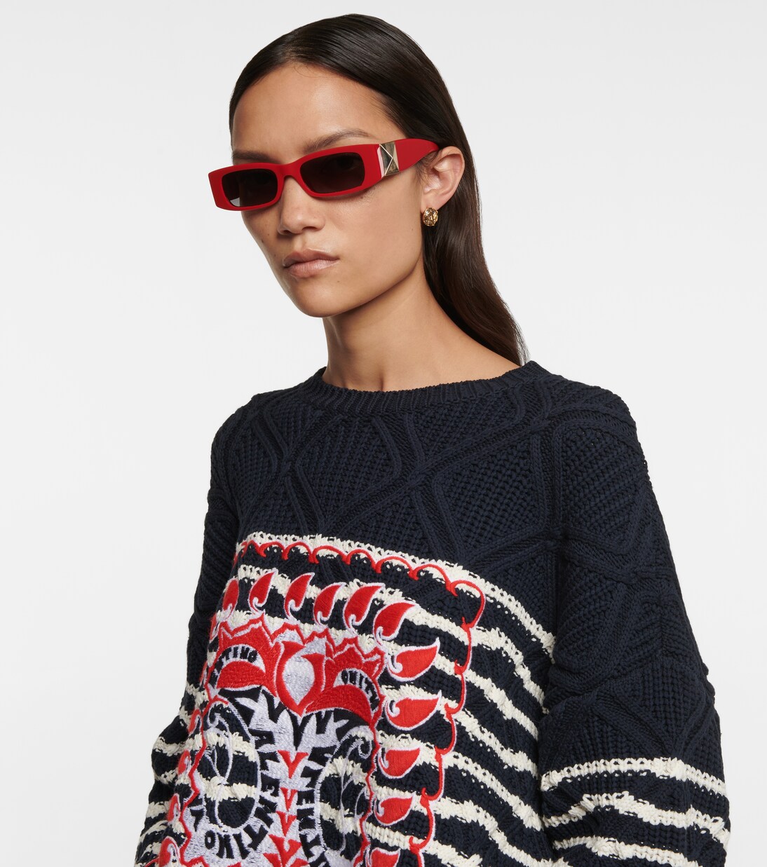 Gafas de sol Roman Stud de acetato | Valentino