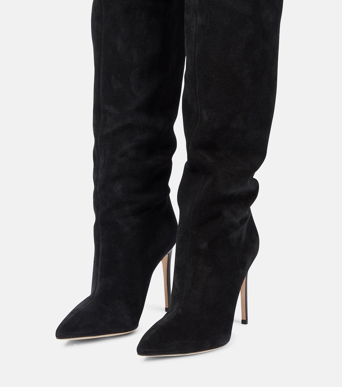 Suede over-the-knee boots | Paris Texas