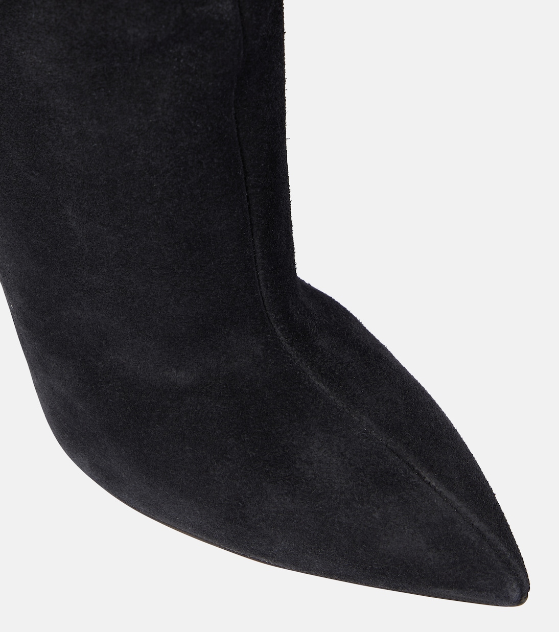 Suede over-the-knee boots | Paris Texas
