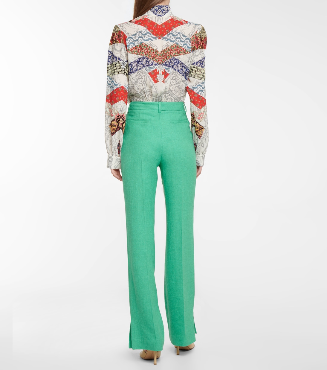 Pantaloni in lana, seta e lino | Etro