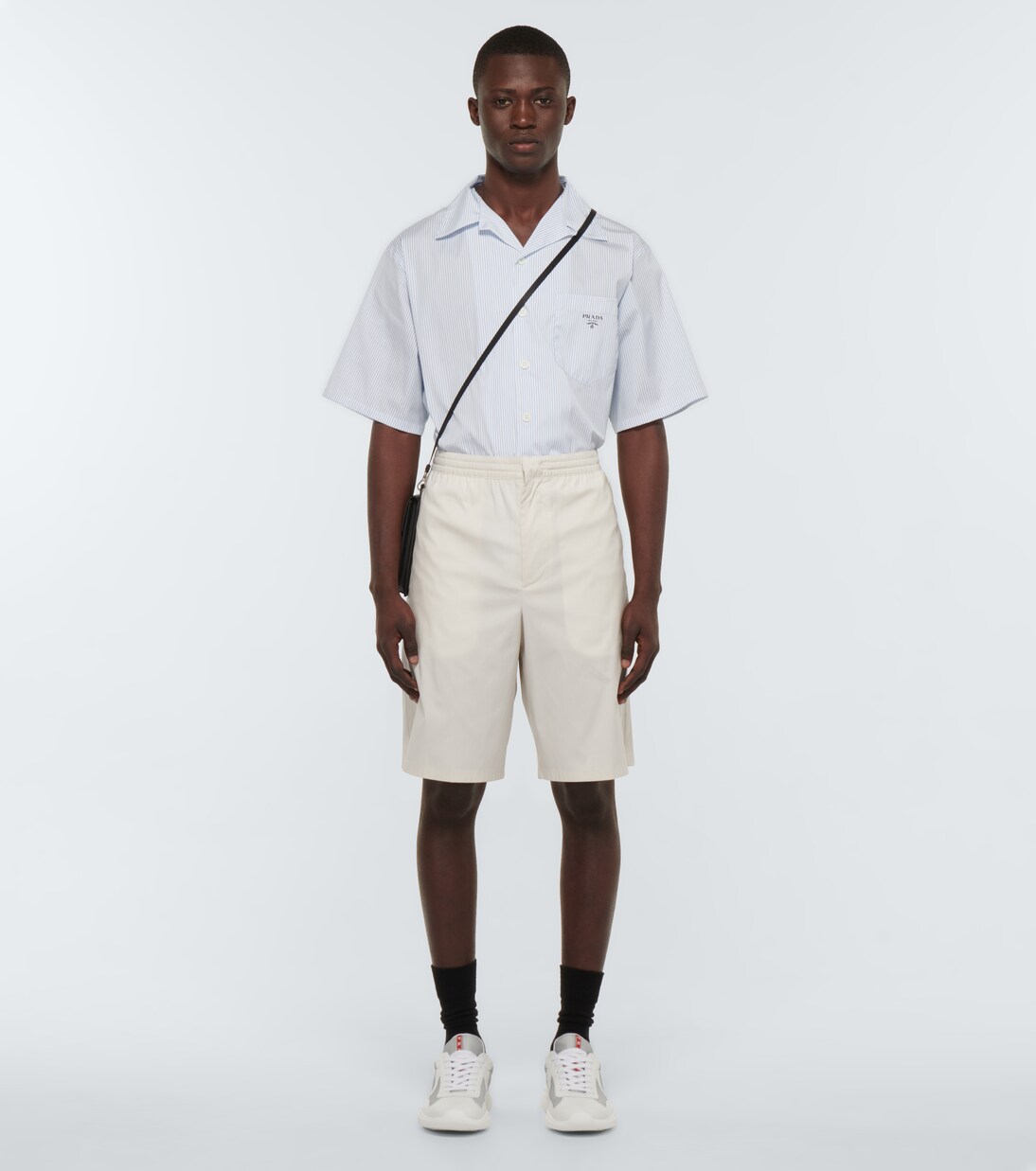 Shorts aus einem Baumwollgemisch | Prada