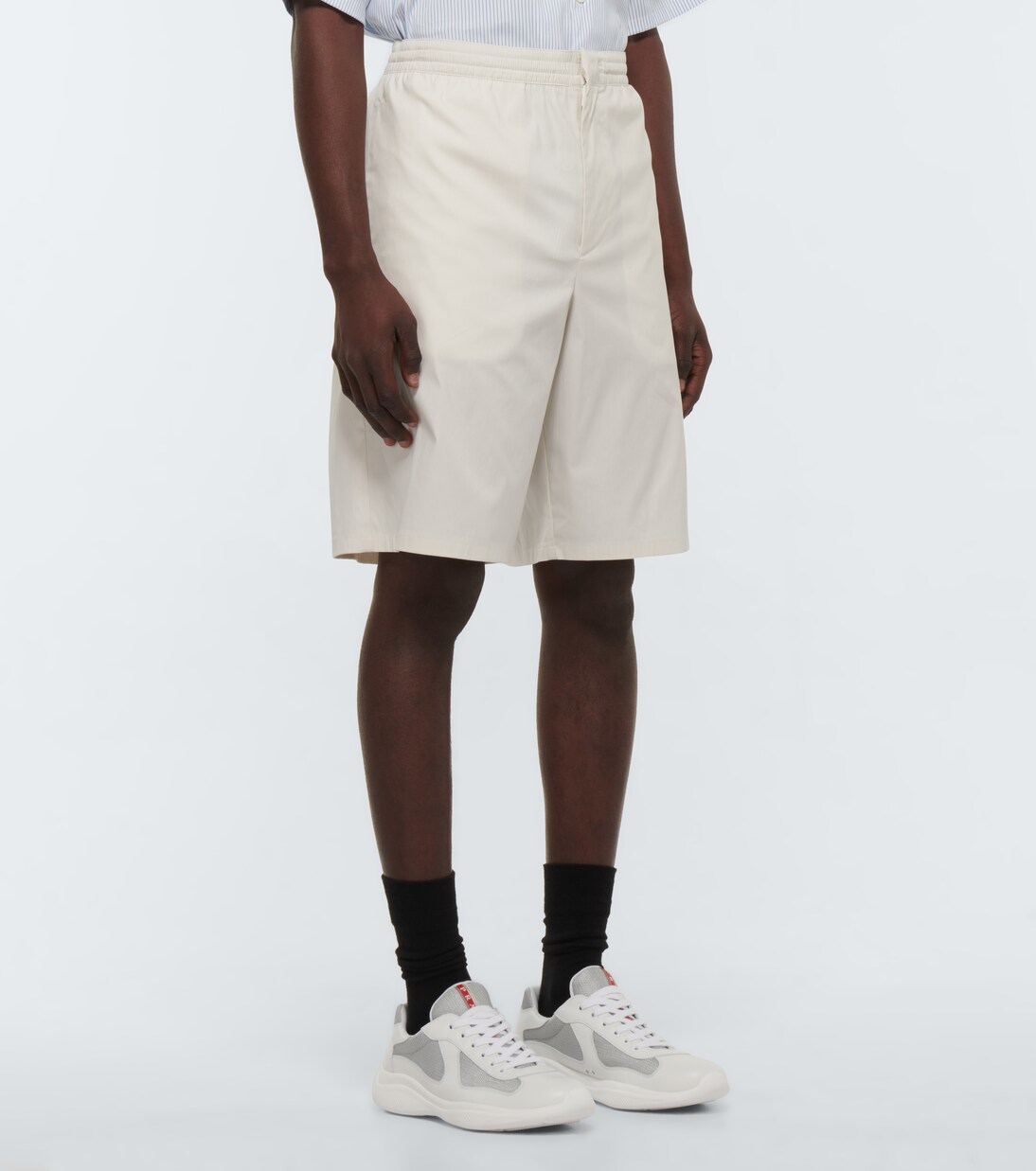 Shorts aus einem Baumwollgemisch | Prada