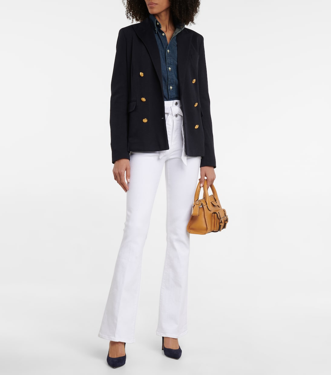 High-Rise Flared Jeans Giselle | Veronica Beard