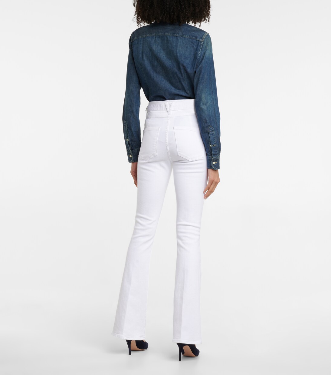 High-Rise Flared Jeans Giselle | Veronica Beard