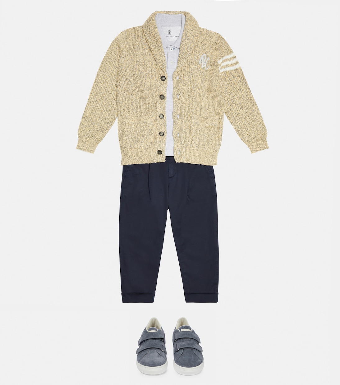 Cardigan en coton | Brunello Cucinelli Kids