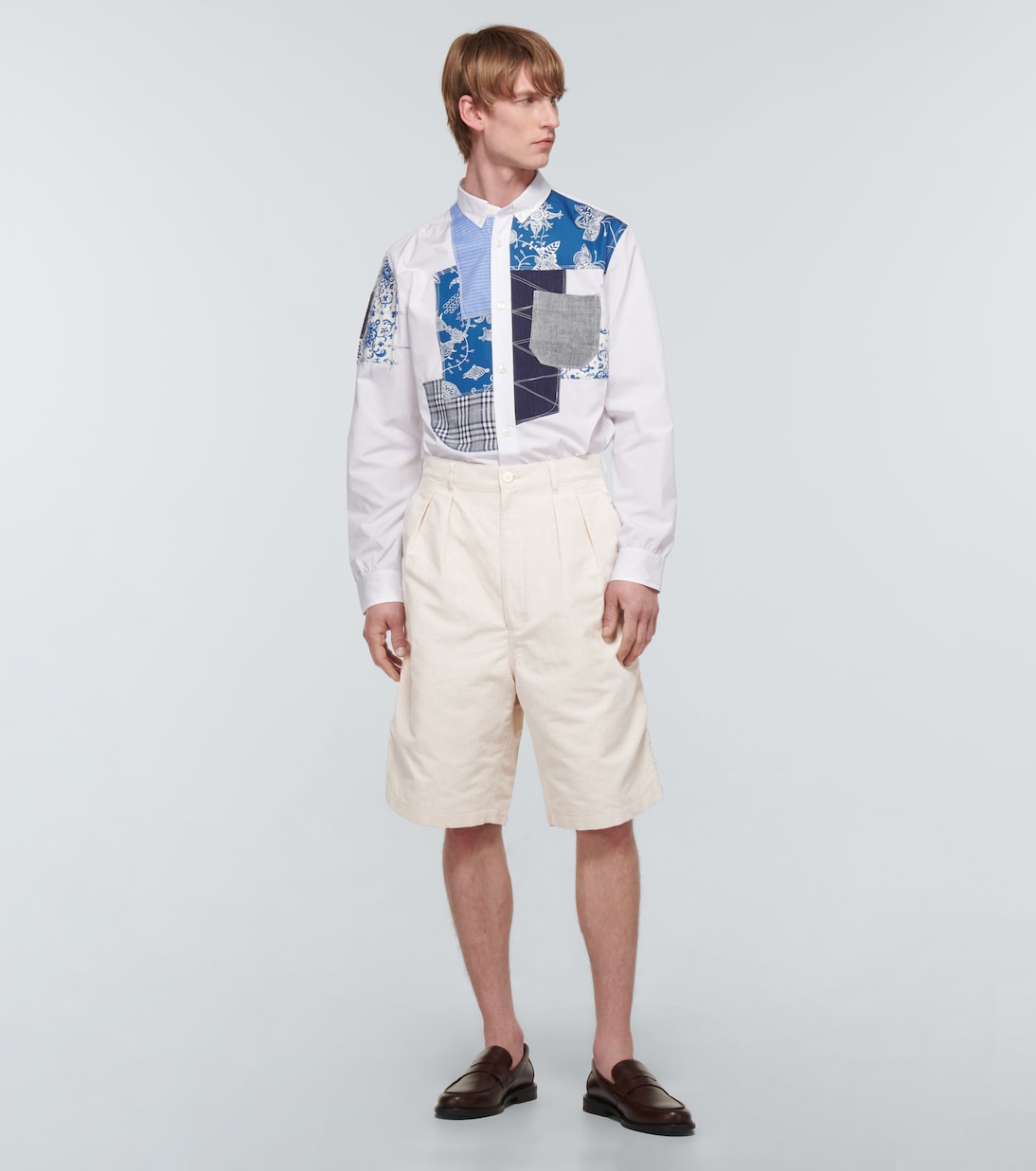 Shorts de lino y algodón | Comme des Garçons Homme