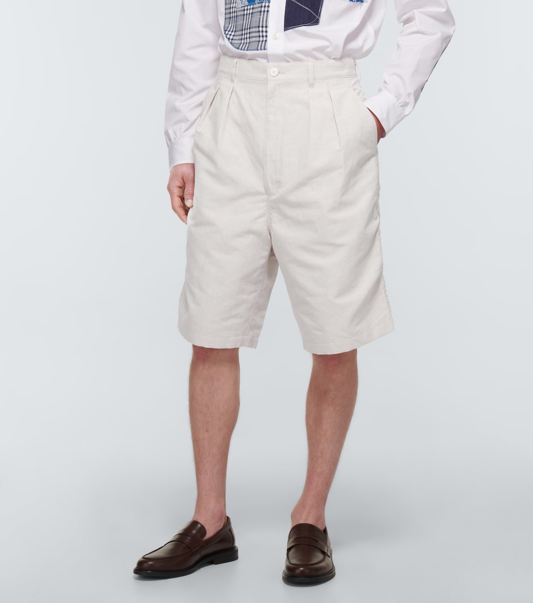 Shorts de lino y algodón | Comme des Garçons Homme