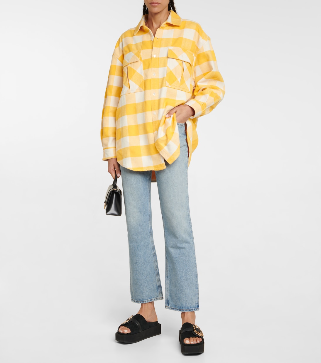 Chemise en coton à carreaux | Palm Angels