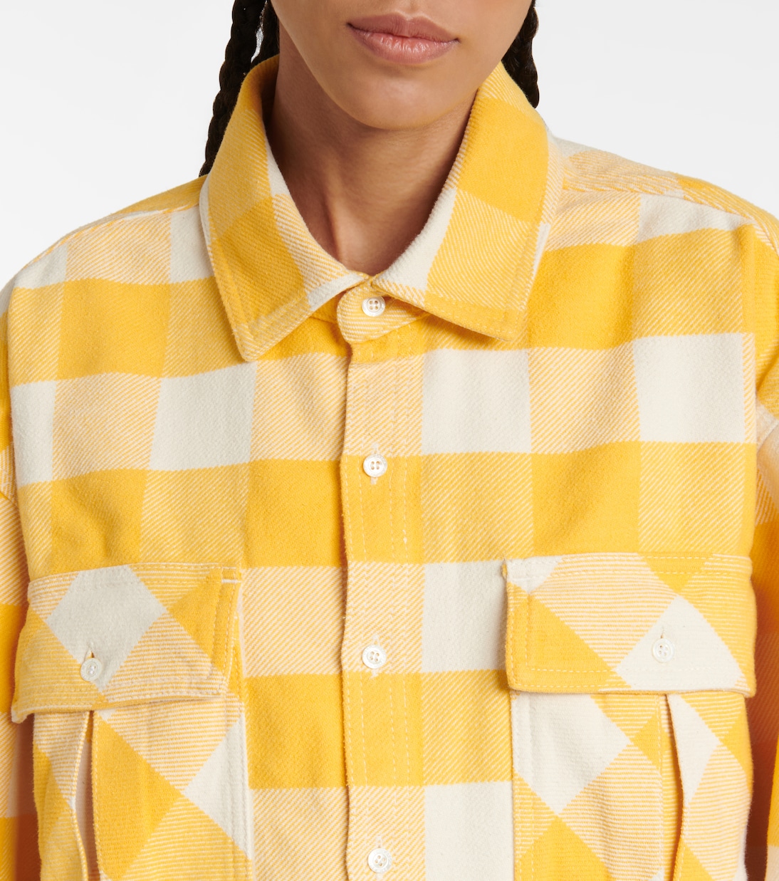 Chemise en coton à carreaux | Palm Angels