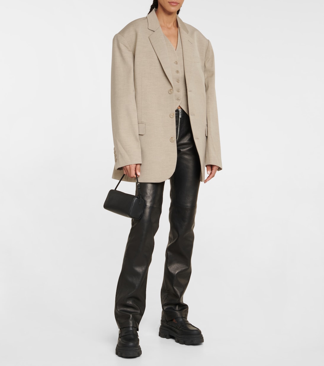 Blazer Gelso oversize | The Frankie Shop