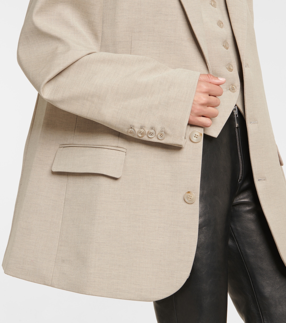 Blazer Gelso oversize | The Frankie Shop