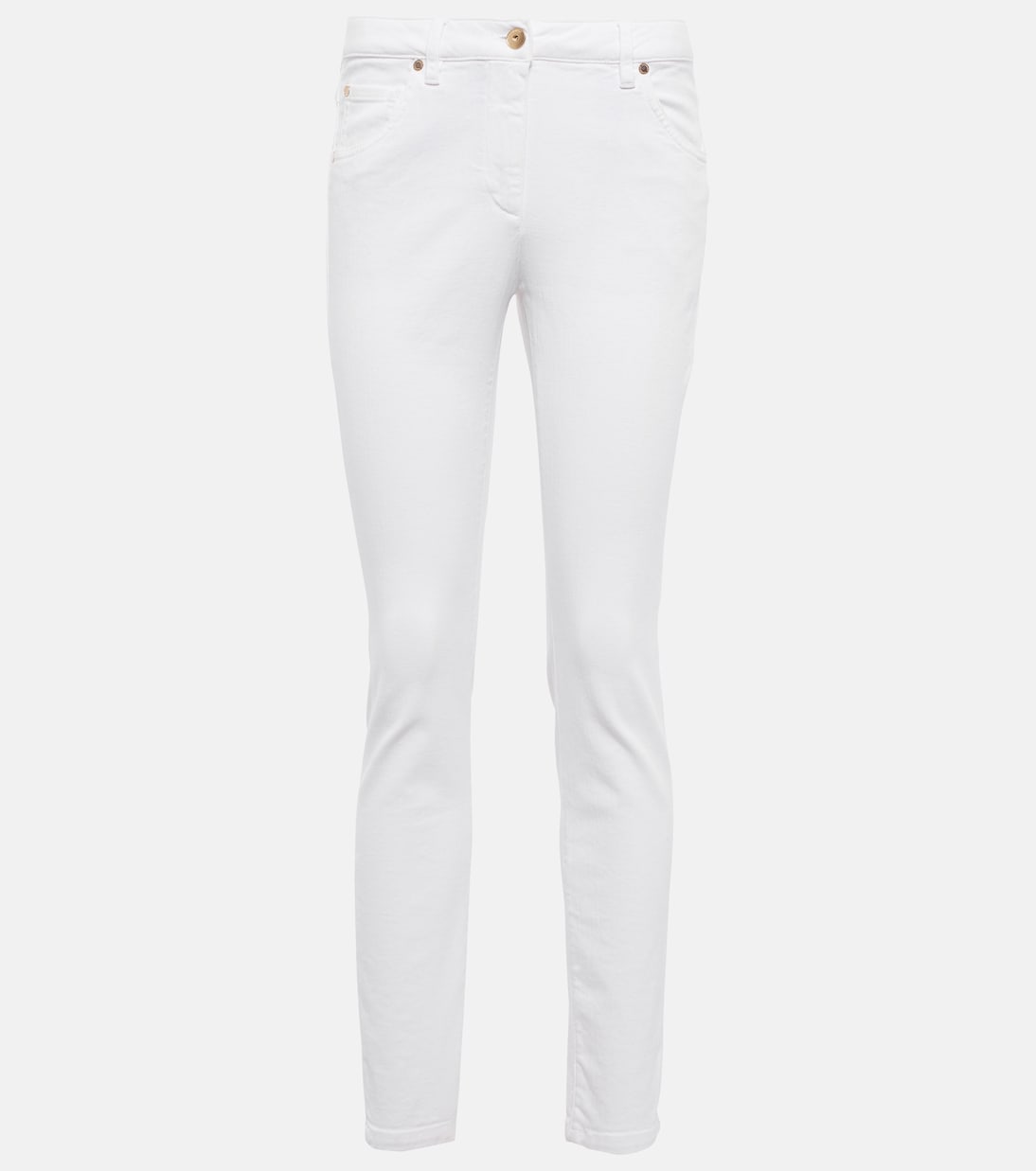 Jeans slim a vita media | Brunello Cucinelli