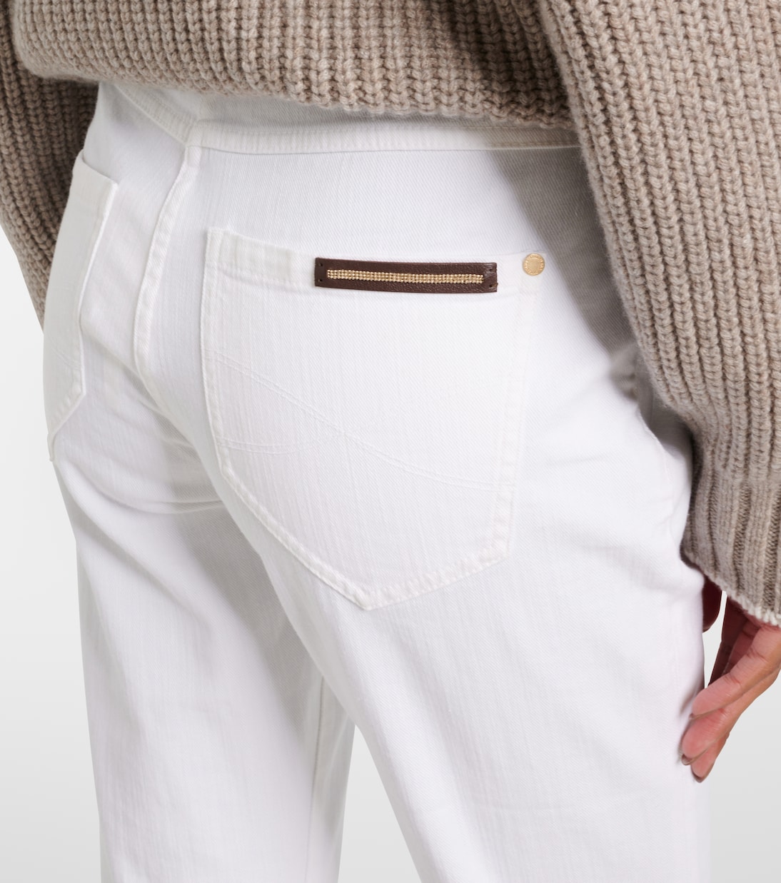 Jeans slim a vita media | Brunello Cucinelli