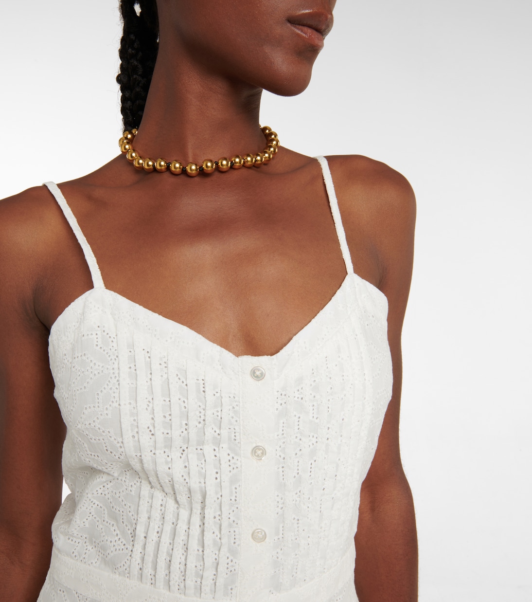 Maxikleid Alondra aus Baumwolle | Veronica Beard