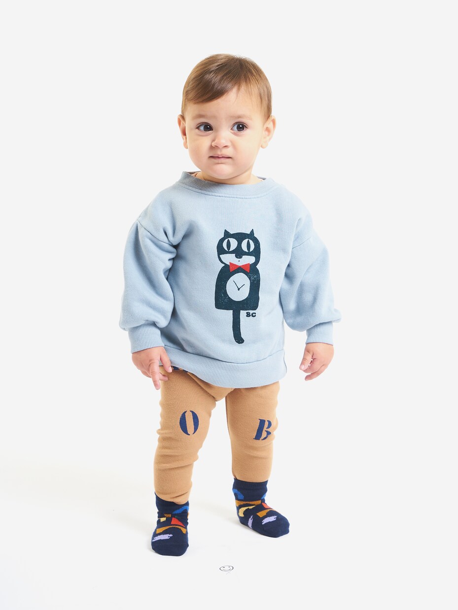 Baby - Felpa Cat O'Clock in cotone | Bobo Choses