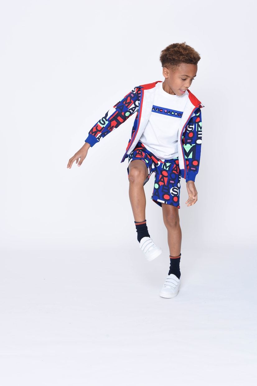 Logo cotton shorts | Marc Jacobs Kids
