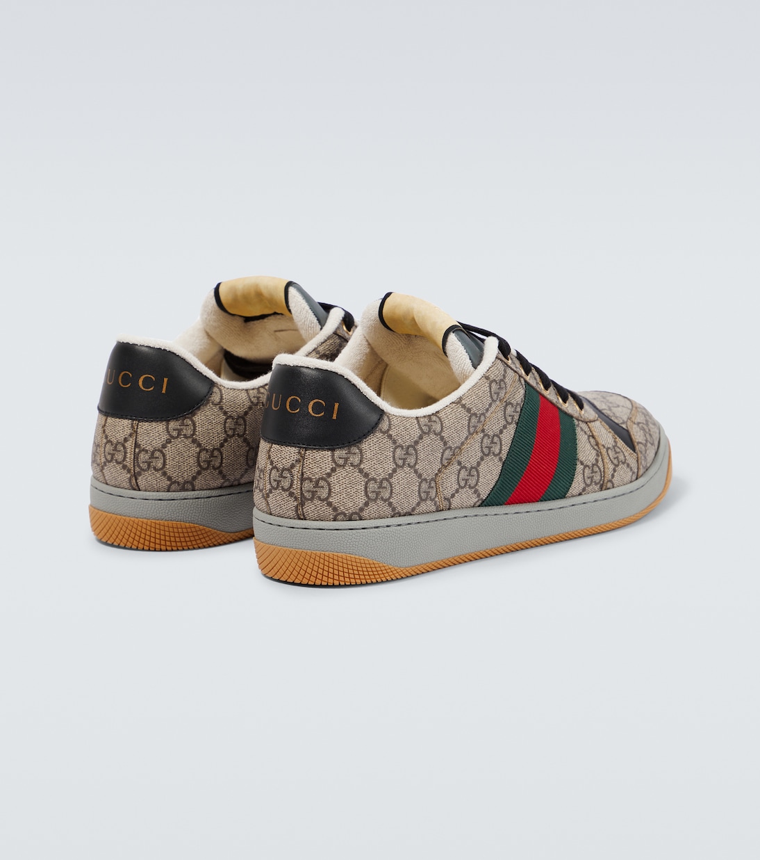 Sneakers Screener GG aus Canvas mit Leder | Gucci