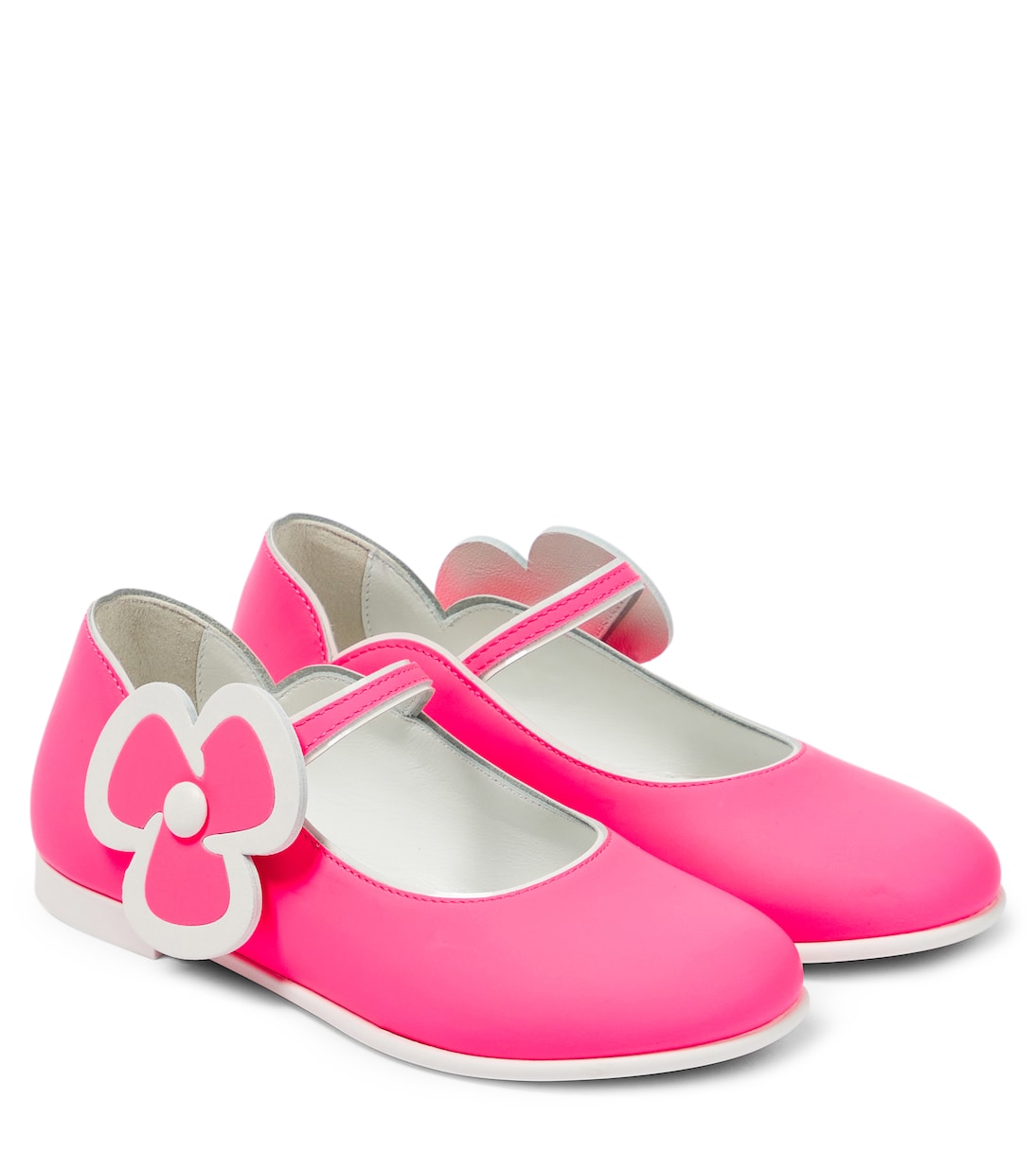 Melodie Pensée leather ballet flats | Christian Louboutin Kids