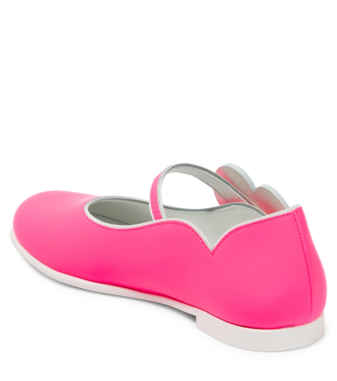 Melodie Pensée leather ballet flats | Christian Louboutin Kids