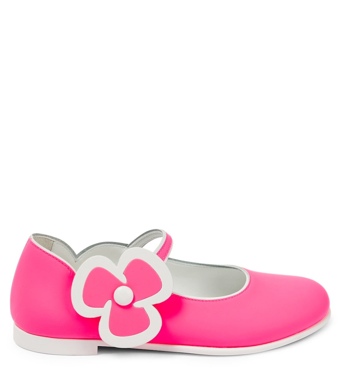 Melodie Pensée leather ballet flats | Christian Louboutin Kids