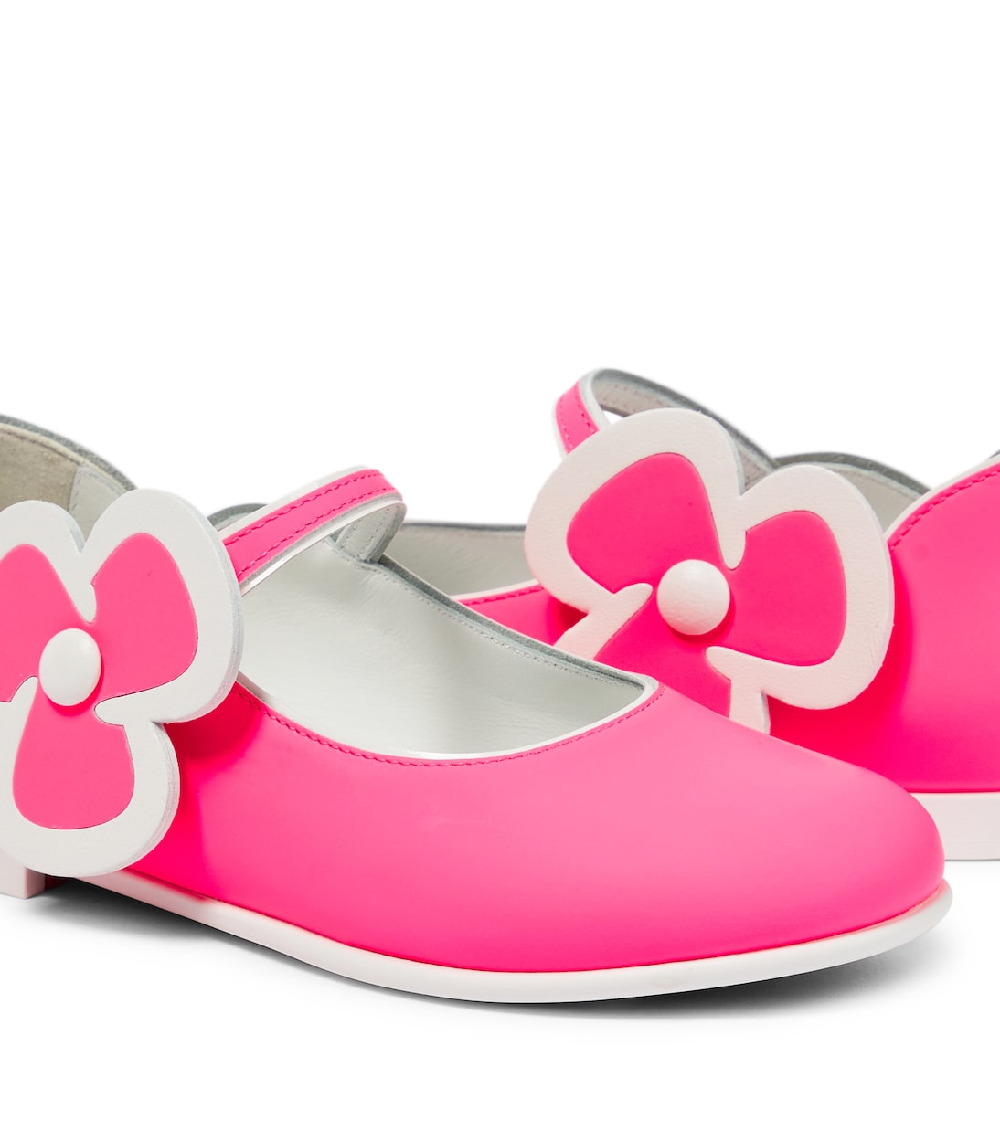 Melodie Pensée leather ballet flats | Christian Louboutin Kids