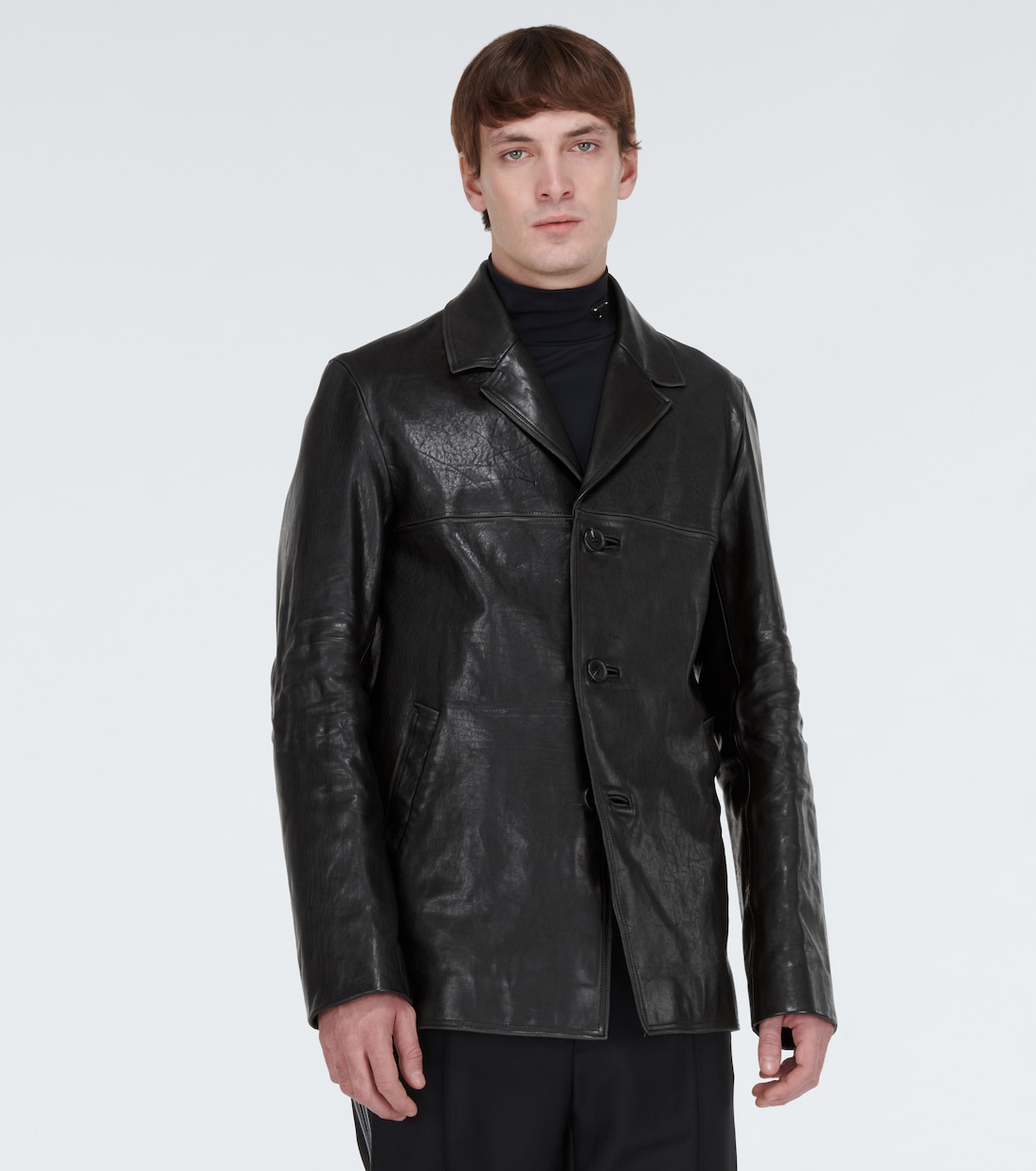 Blazer aus Leder | Prada