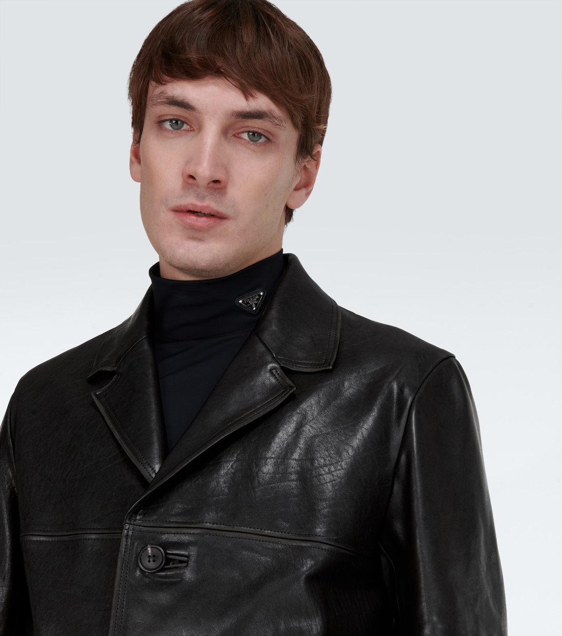 Blazer aus Leder | Prada