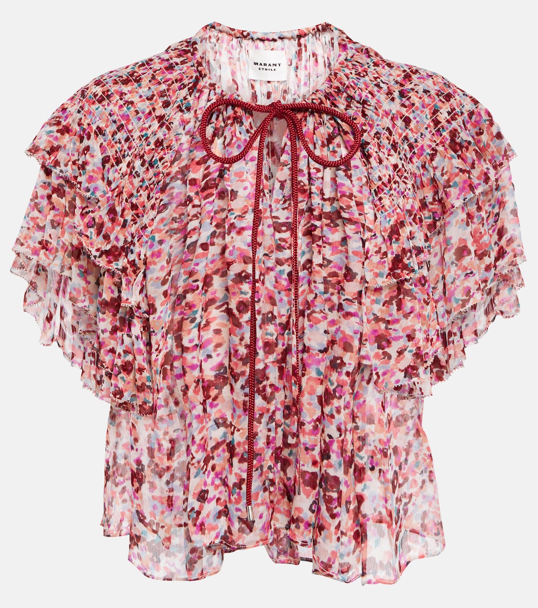 Fapani printed georgette top | Marant Etoile