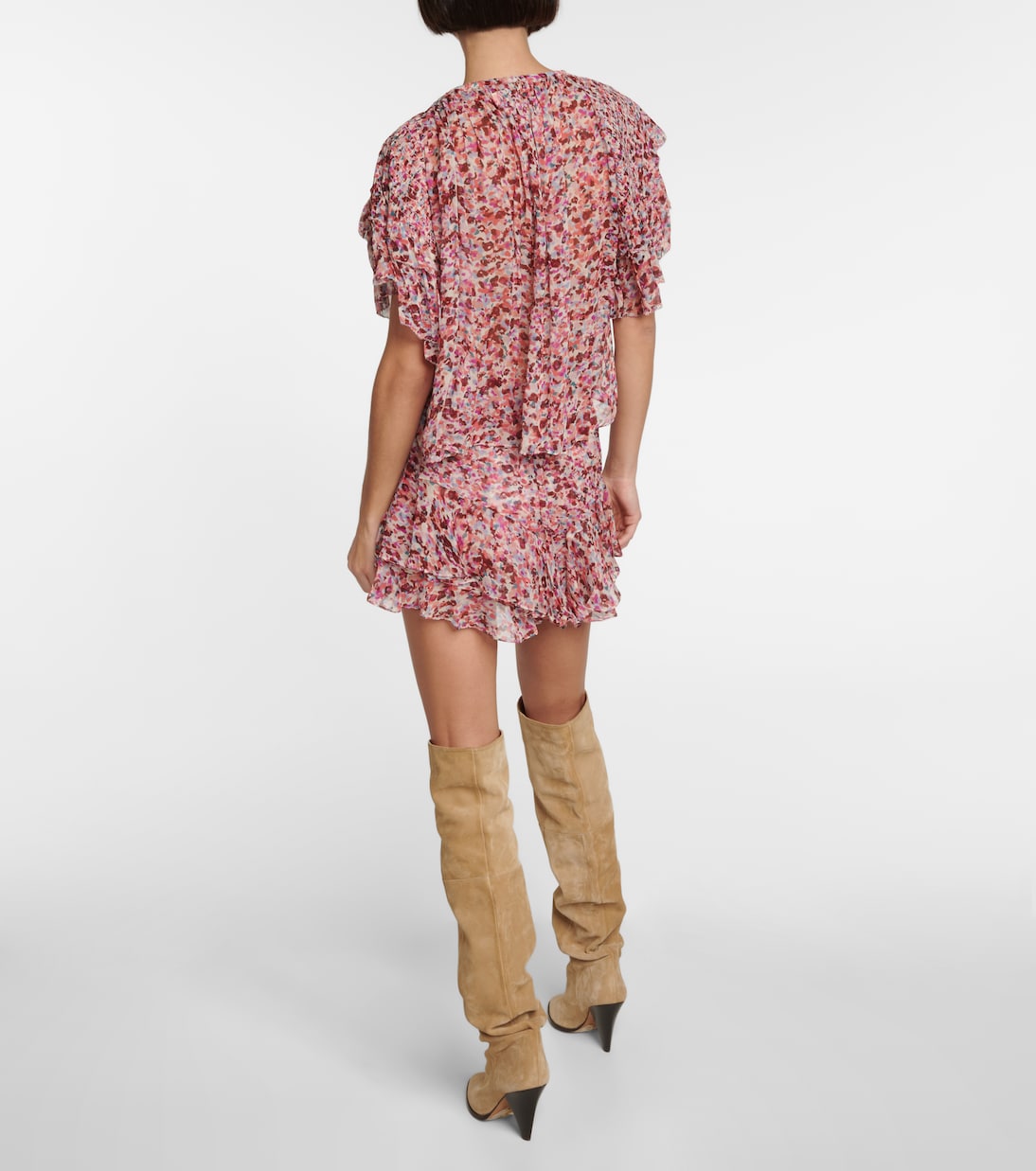 Fapani printed georgette top | Marant Etoile