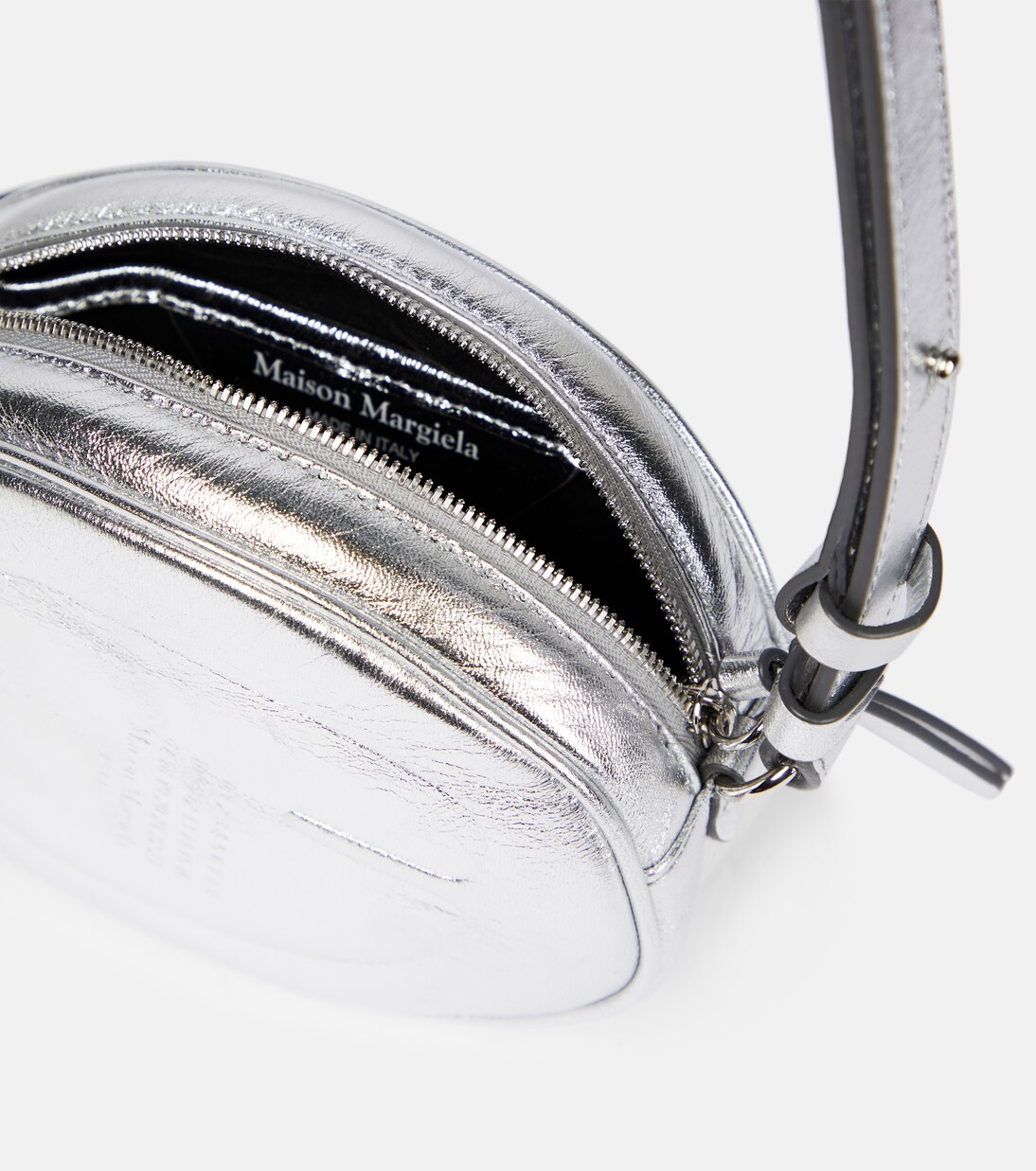 Silver round bag hotsell
