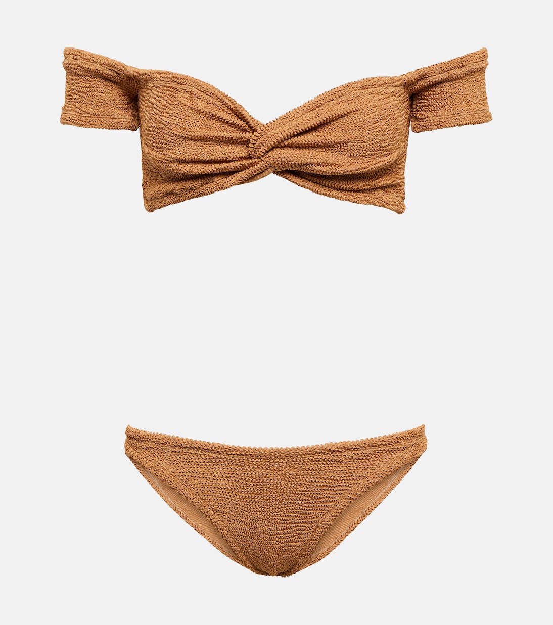 Brigette nylon-blend bikini | Hunza G